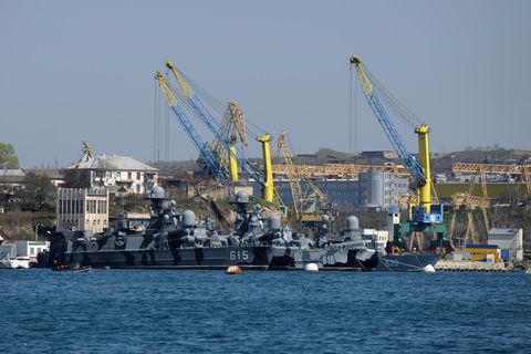 Schiffe der russischen Schwarzmeerflotte in Sewastopol (Archivbild)