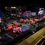 Ein Bild von oben zeigt das Ausmaß der Katastrophe.