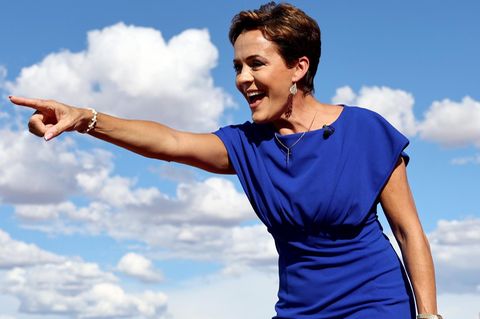 Kari Lake bei einer Wahlkampfveranstaltung in Arizona
