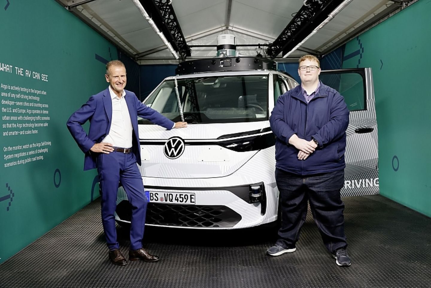 Herbert_Diess und Argo AI-Chef Bryan Salesky (rechts)