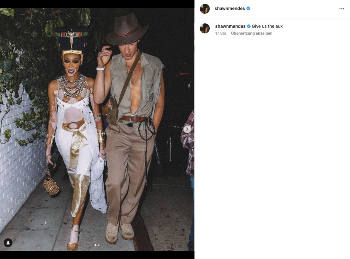 Winnie Harlow und Shawn Mendes