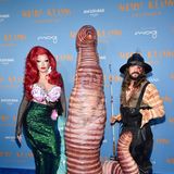 Bill Kaulitz, Heidi Klum und Tom Kaulitz in ihren Halloween-Kostümen.