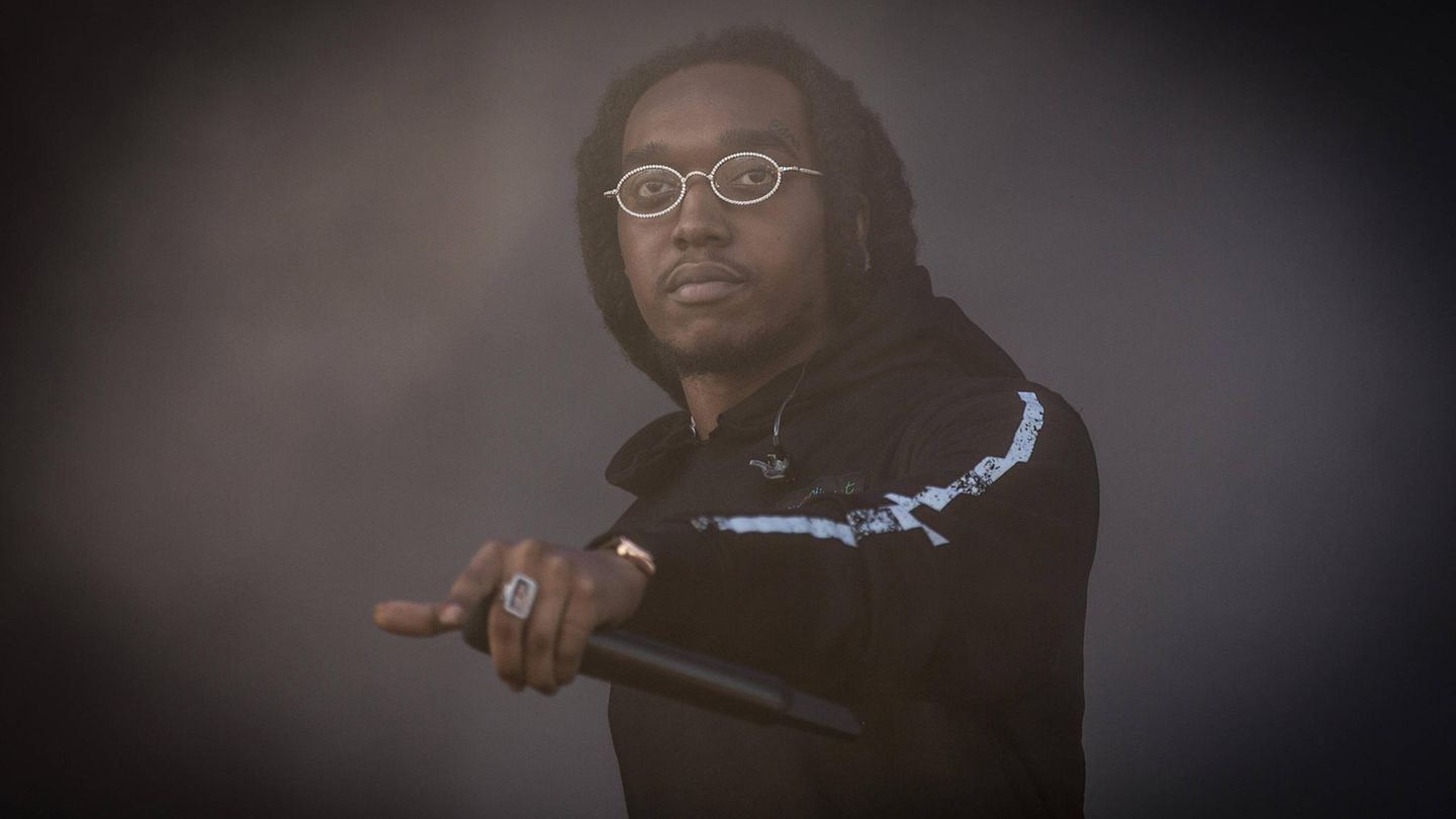 Migos rapper Takeoff on stage