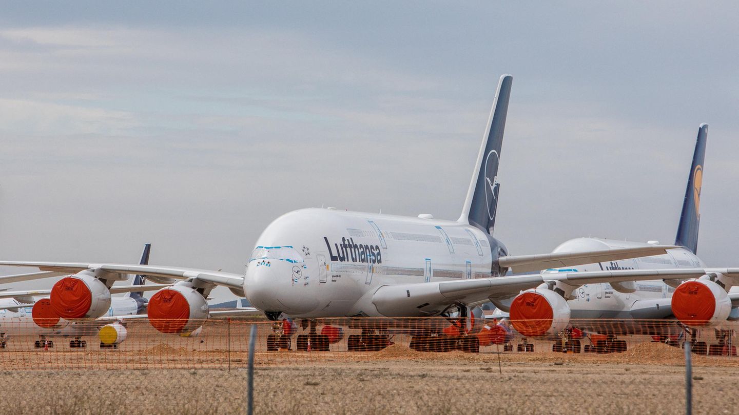 Airbus A380 in Teruel