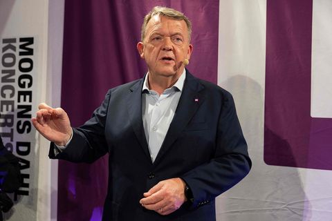 Lars Løkke Rasmussen von den Moderaten