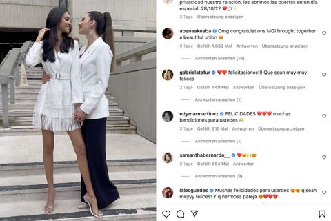Mariana Varela und Fabiola Valentin auf Instagram