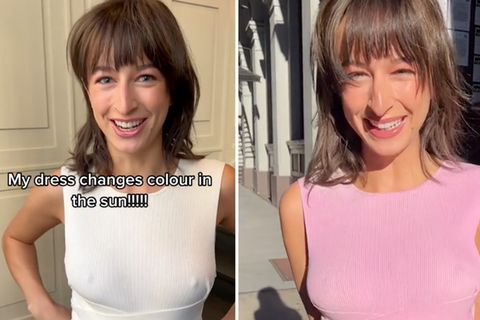Kleid wechselt Farbe im Sonnenlicht: Was hinter dem unglaublichen Video steckt