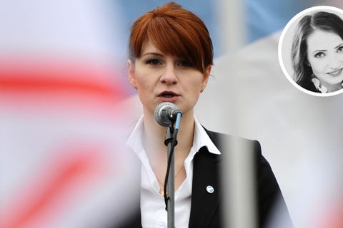 Maria Butina führt sie für die Kreml-Propaganda einen Feldzug gegen abtrünnige Stars. 