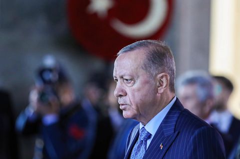 Der Präsident der Türkei, Recep Tayyip Erdogan
