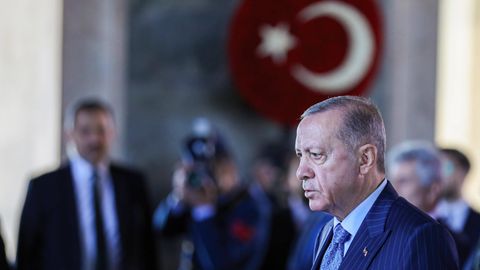 Der Präsident der Türkei, Recep Tayyip Erdogan