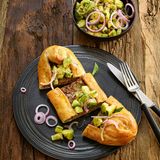 Günstig essen: Gefüllte Brottasche