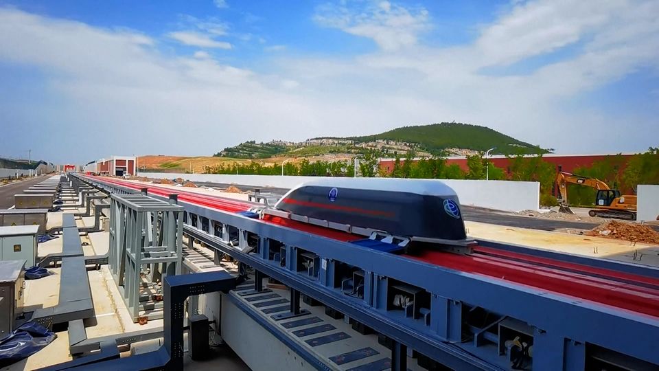 Mehr als 1000 km/h: Magnetschlitten erreicht in China fast Schallgeschwindigkeit Mehr als 1000 km/h: Magnetschlitten erreicht in China fast Schallgeschwindigkeit