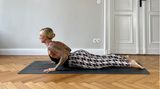 Jelena Lieberberg in der Kobra-Position
