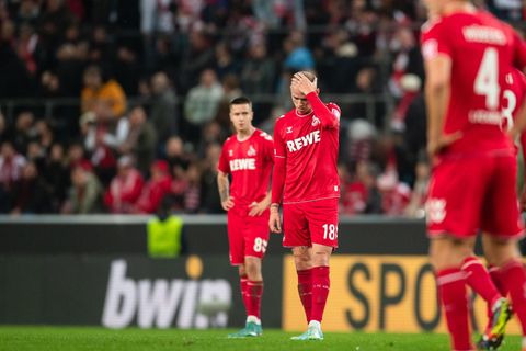 Das Aus im Europapokal nahm seinen Lauf: Kölns Ondrej Duda nach dem 0:2