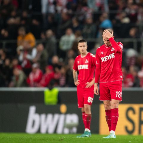 Das Aus im Europapokal nahm seinen Lauf: Kölns Ondrej Duda nach dem 0:2
