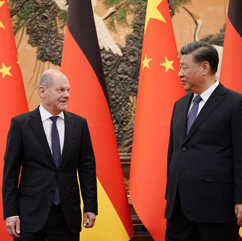 Olaf Scholz zu Besuch in China