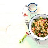 Bulgursalat mit Radieschen