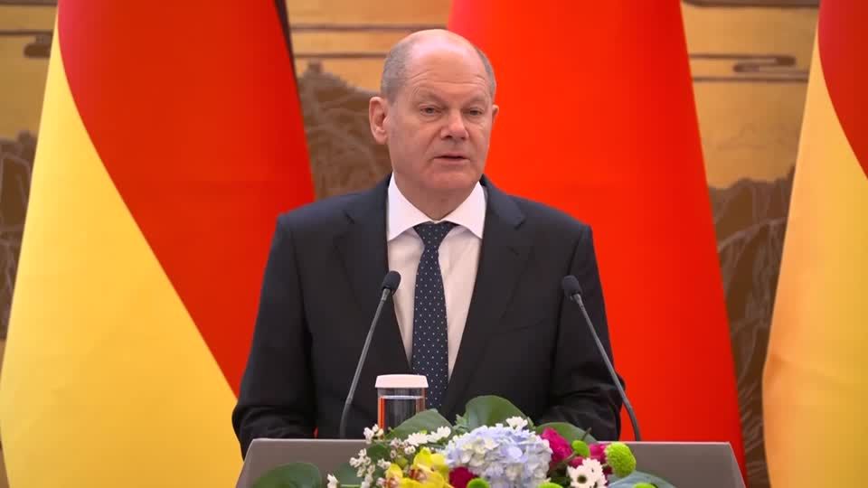 Video: Scholz verweist in China auf weltweite Folgen von Russlands Krieg