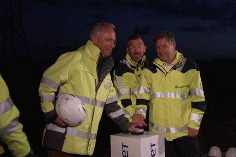 Video: Kilovolt-Heimspiel für Habeck
