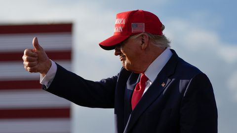 Donald Trump bei einer Wahlkampfveranstaltung in Miami