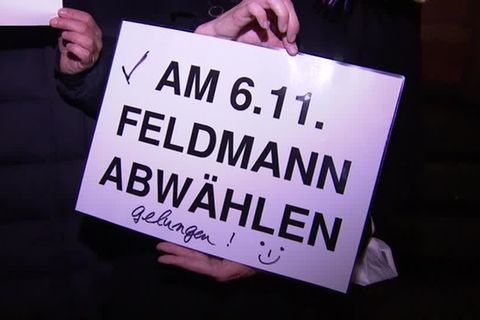 Video: Frankfurts OB Feldmann abgewählt