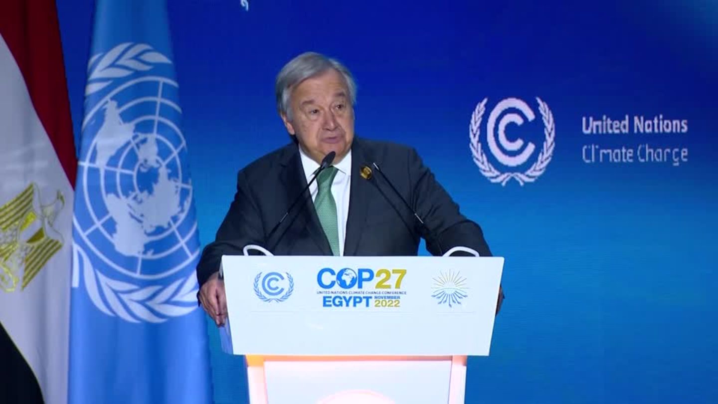 Video: Guterres beim Weltklimagipfel COP27: 