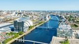 Blick auf die Skyline von Glasgow.