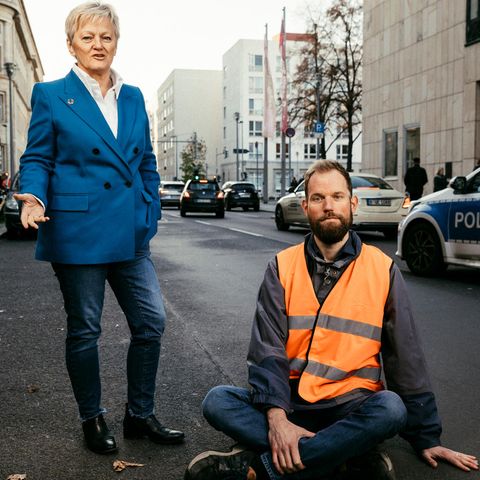 Renate Künast und Theo Schnarr über Klimaprotest