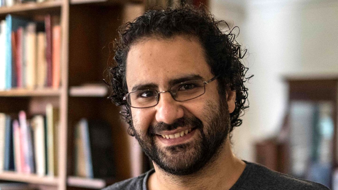 Der ägyptische Menschenrechtsaktivist Alaa Abdel Fattah, hier im Mai 2019 in seiner Kairoer Wohnung