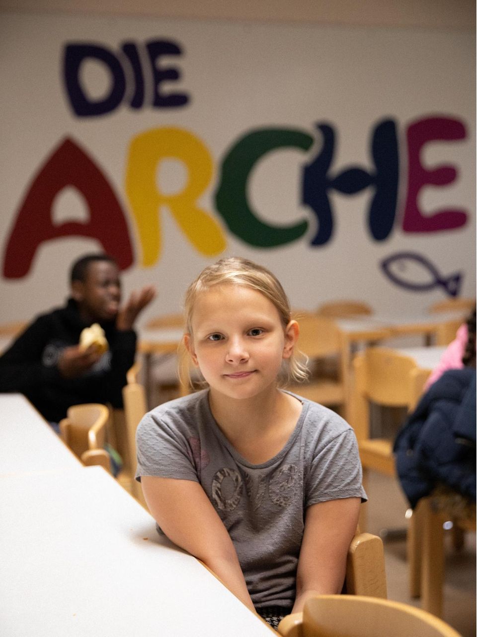 Eine zehnjährige Schülerin Eine zehnjährige Schülerin