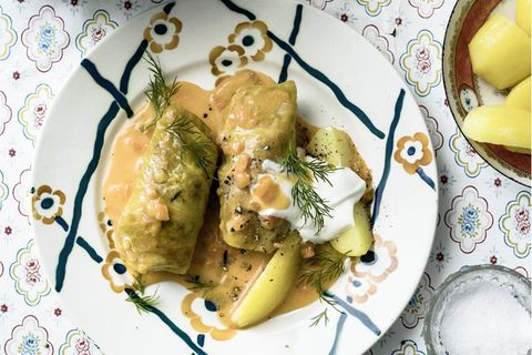 Kohlrouladen litauischer Art