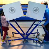 Wähler in New York setzen ihr Kreuzchen