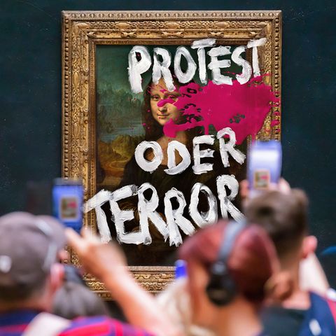 Stern Montage zu Klimaprotest