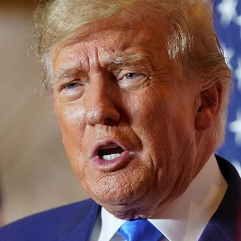 Der ehemalige US-Präsident Donald Trump am Wahltag in seiner Residenz Mar-a-Lago