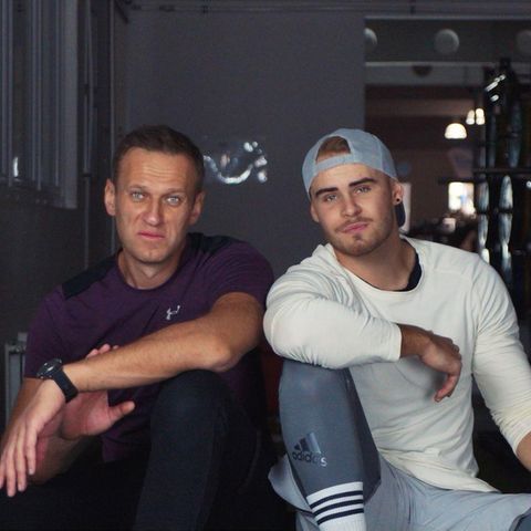 Personal Trainer Björn Leber und Alexej Nawalny