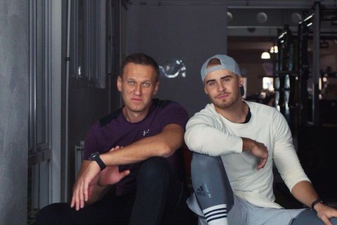 Personal Trainer Björn Leber und Alexej Nawalny