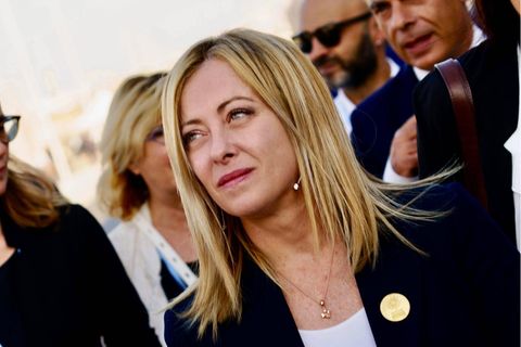 Giorgia Meloni beim COP27 in Ägypten