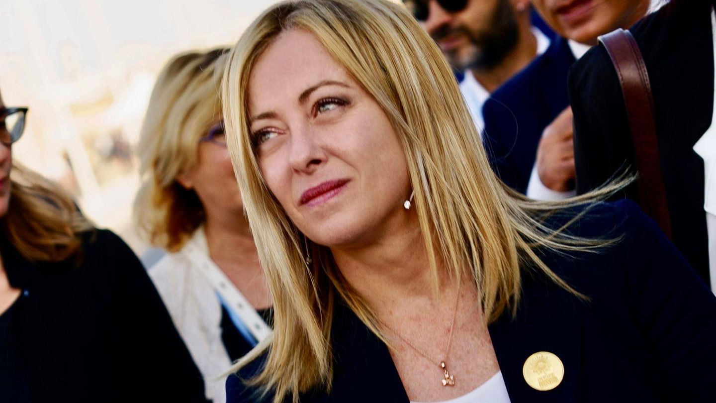Giorgia Meloni beim COP27 in Ägypten Giorgia Meloni beim COP27 in Ägypten
