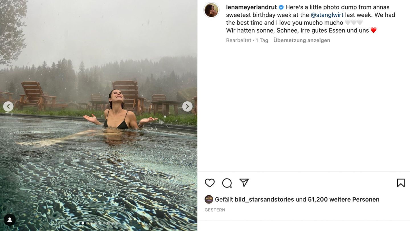 Vip News: Lena Meyer-Landrut entspannt beim Mädels-Trip im Pool
