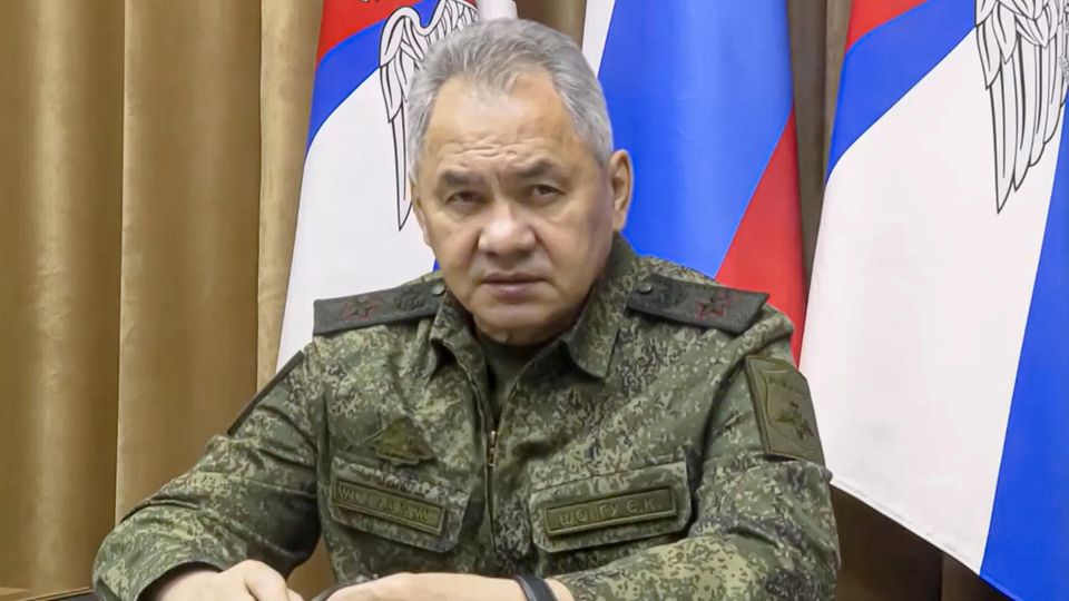 Verteidigungsminister Sergej Schojgu verkündet den Rückzug der russischen Truppen aus Cherson