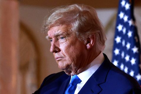 Ex-US-Präsident Donald Trump während der Midterms in seiner Residenz Mar-a-Lago in Palm Beach, Florida.