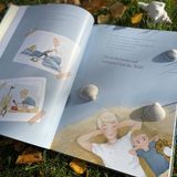 Aufnahme einer Seite im Buch “Tino & der Trost-Tiger: Eine Reise durch das Trauerland”