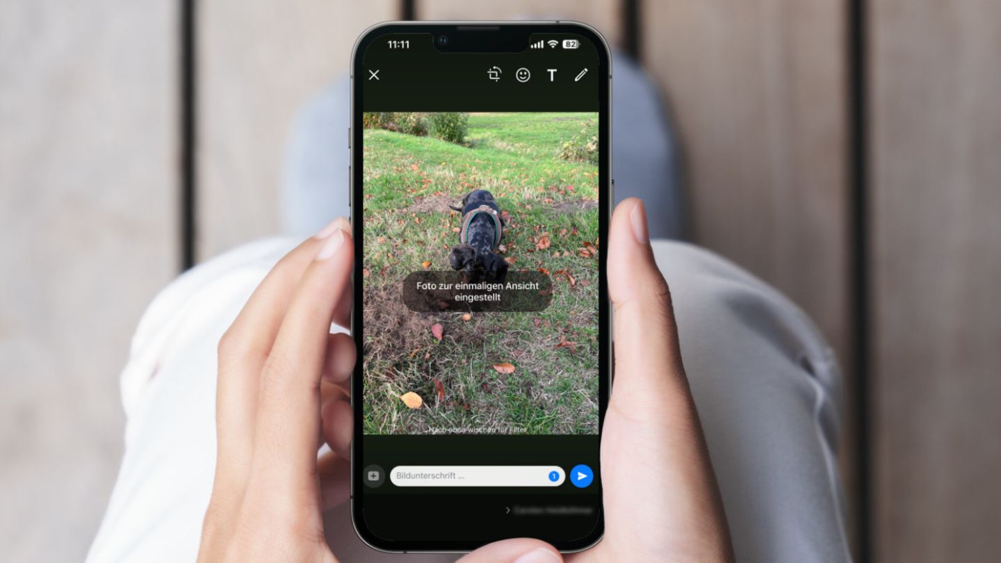 Whatsapp Bilder einmalig