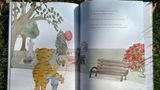 Aufnahme einer Seite im Buch “Tino & der Trost-Tiger: Eine Reise durch das Trauerland”