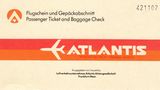 Zu Zeiten von Atlantis waren noch alle Flugscheine als Papier-Ticket im Umlauf