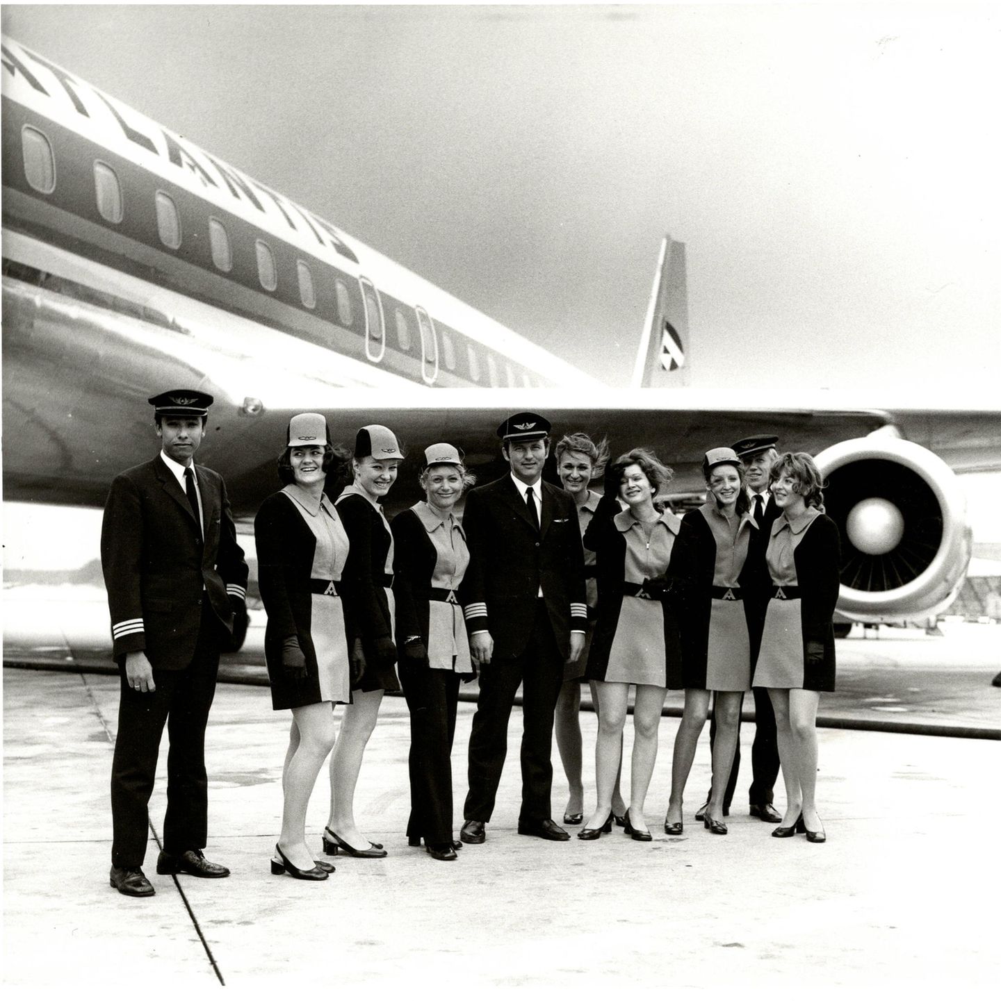 Crew-Bild aus den frühen 1970er Jahren: Atlantis erxistierte nur von 1968 bis 1972.