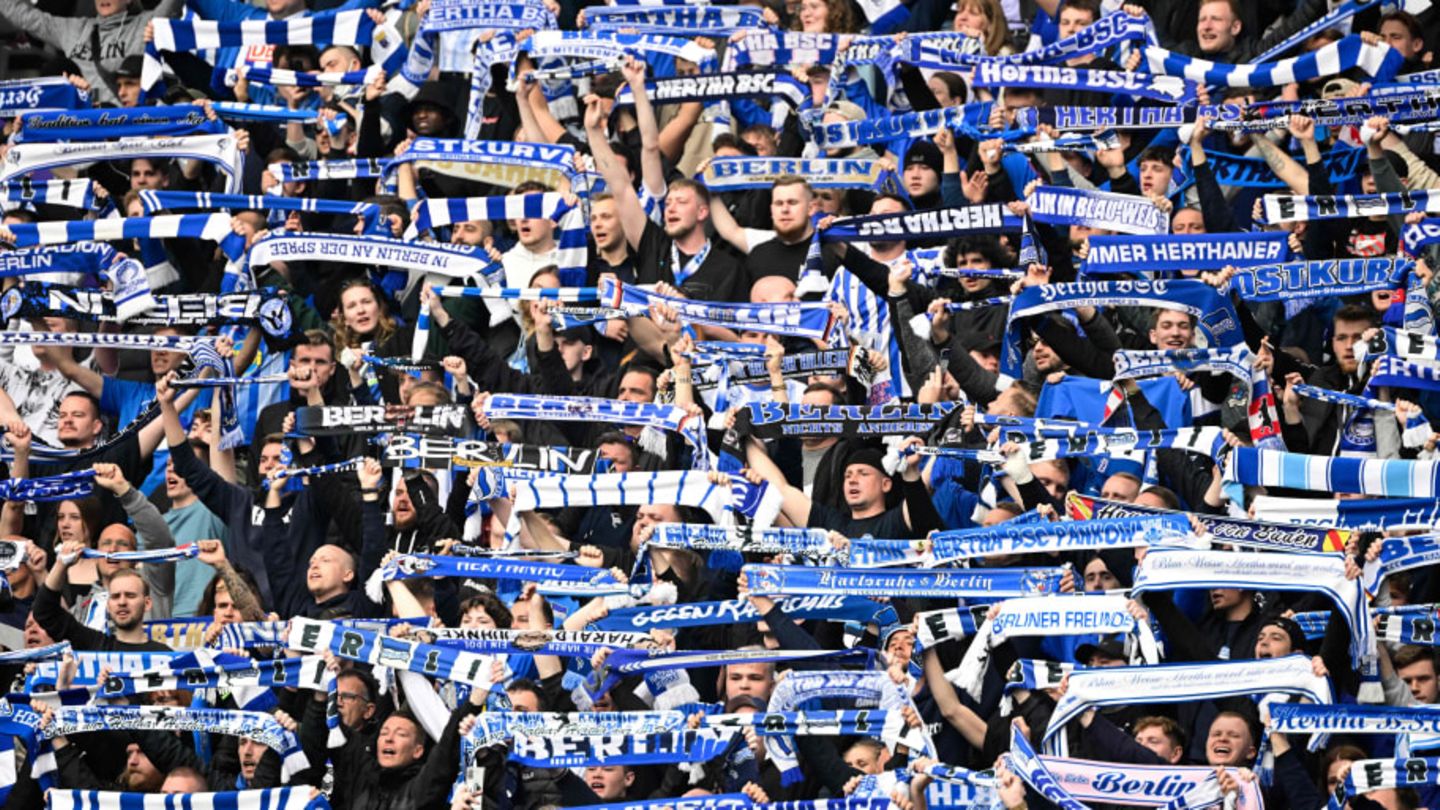 Einigen Fans der Hertha BSC wurde der Eintritt in den Auswärtsblock verwehrt.