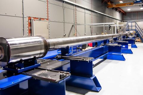 In der Kanone wird Wasserstoff komprimiert