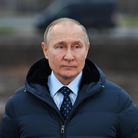 Zawidowo, Russland: Wladimir Putin ließ sich ein Modell eines großen Erholungsgebiets für Touristen vorführen 
