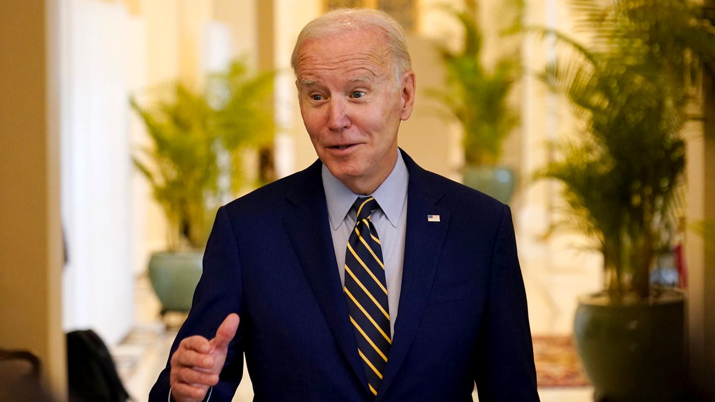 Gute Laune nach dem Sieg in Nevada: US-Präsident Joe Biden in Phnom Penh